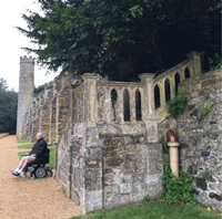 Peter Huddart using Invacare TDX powerchair Peter Huddart using Invacare TDX powerchair