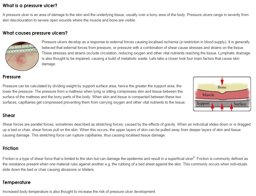 What is a pressure ulcer