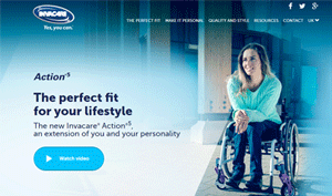 Invacare Action 5 manual active wheelchair Invacare Action 5 manual active wheelchair