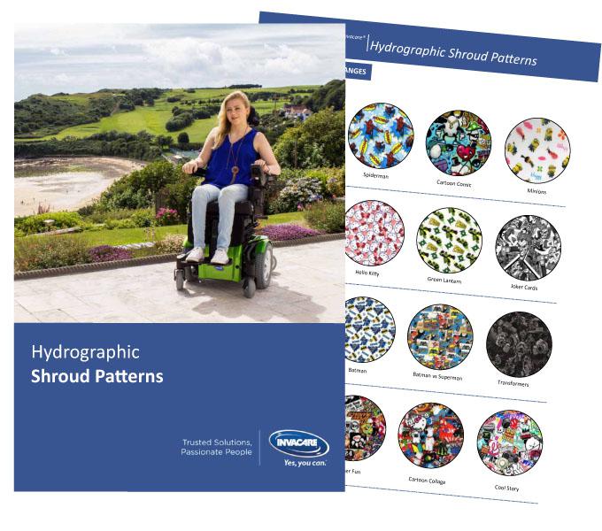 Invacare power chair customised graphics Invacare power chair customised graphics